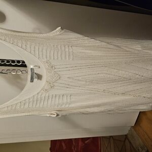 Elegant White Sleeveless Top